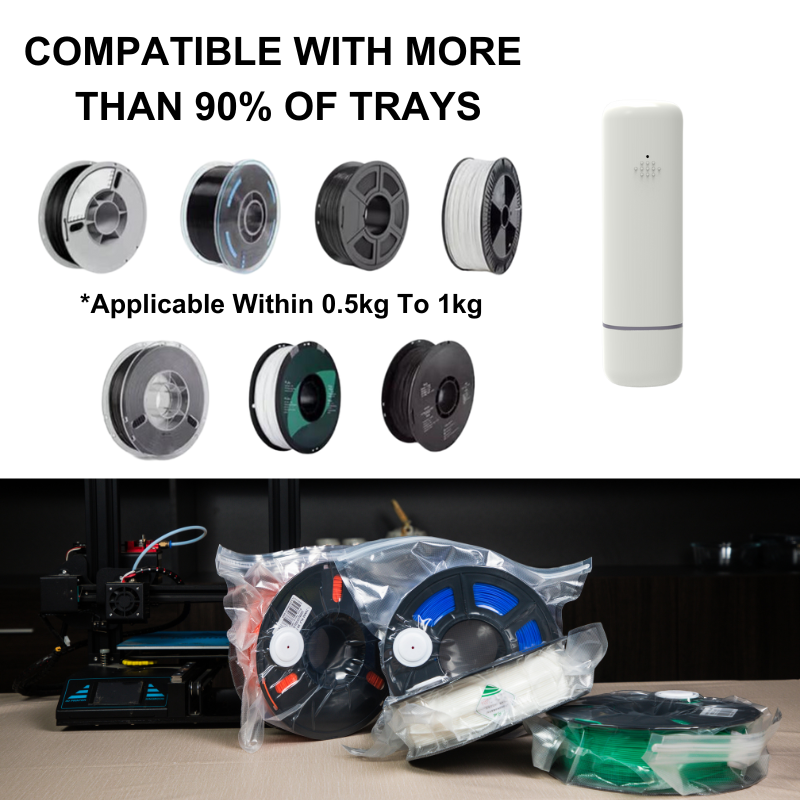 Vacuum Storage Bags for 3D Printer Filament – Reusable Filament Storage (Bags Only or Pump Kit) - Image 16