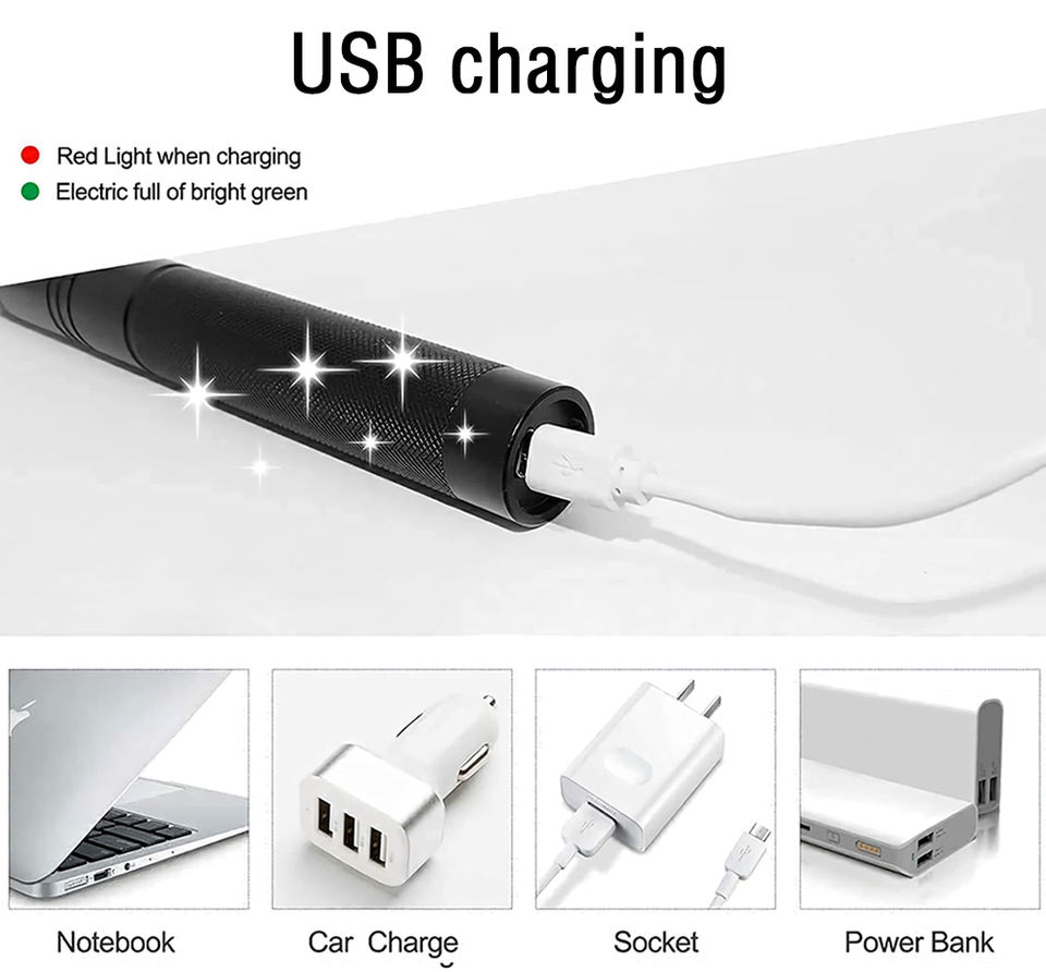 red laser pointer with interchangeable pattern heads