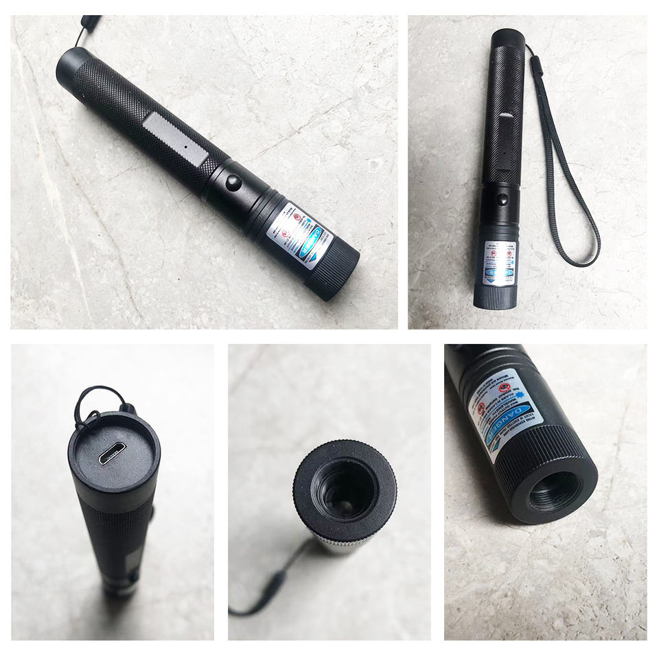 red laser pointer with interchangeable pattern heads