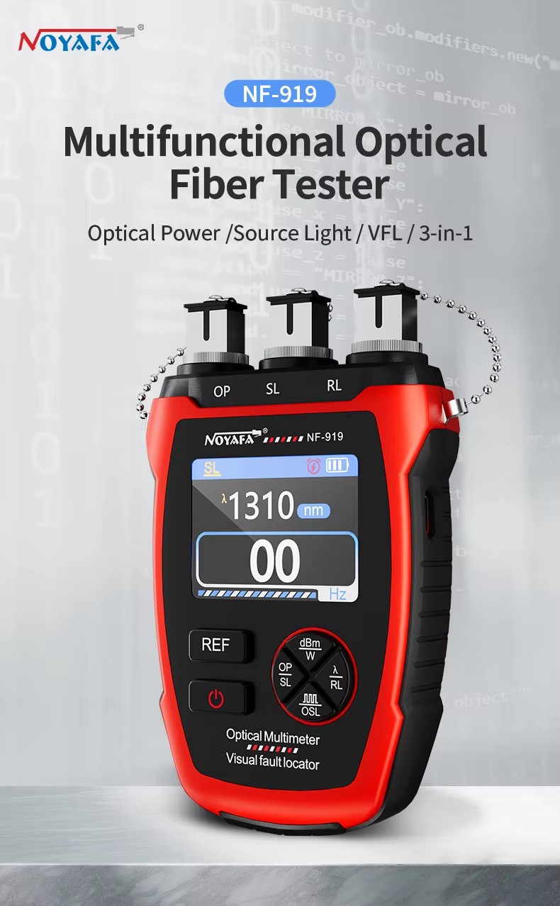 NOYAFA NF-919 Optical Multimeter (Power Meter, Light Source & VFL)