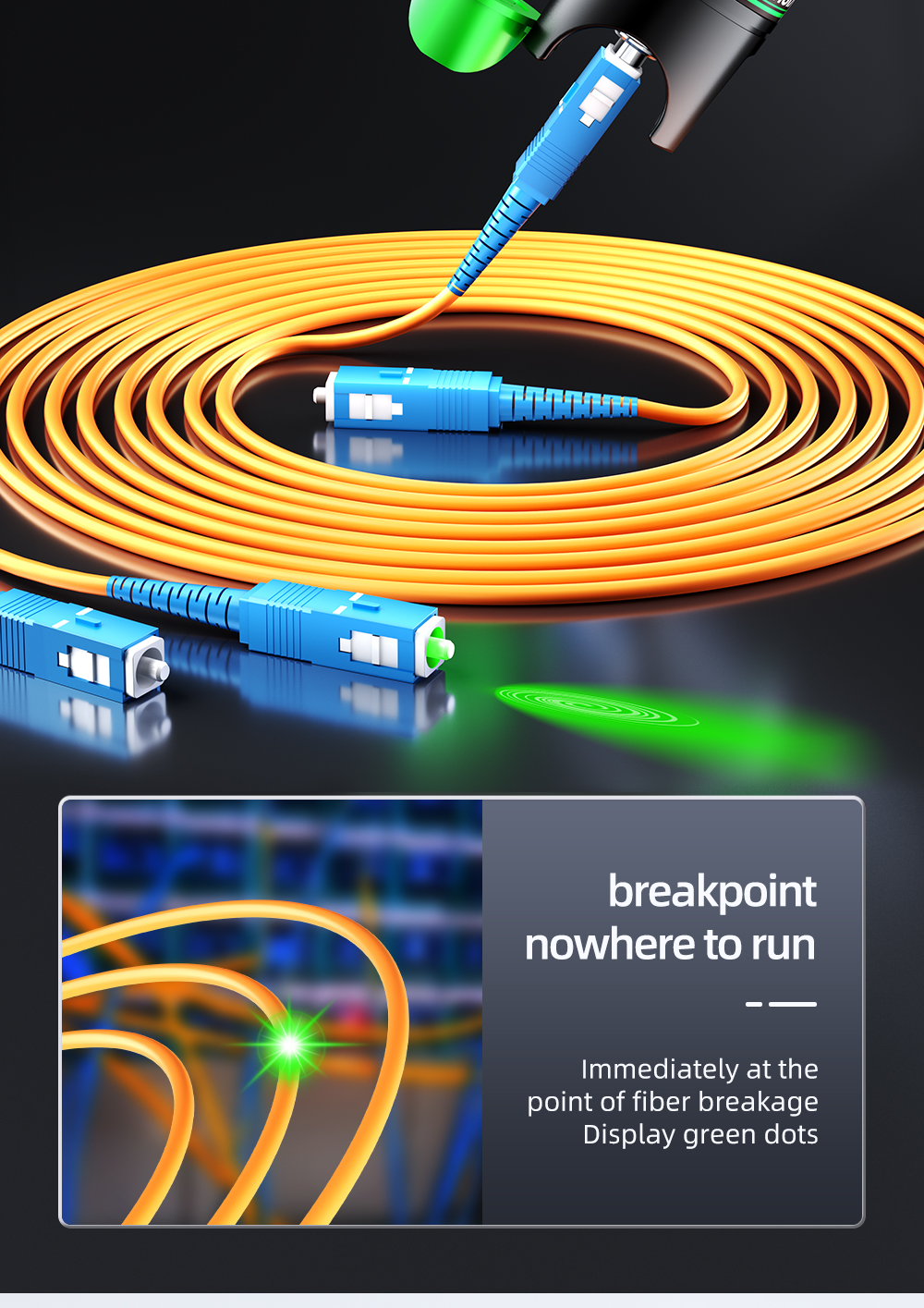 Rechargeable Fiber Optic Red Light Test Pen – 15 mW / 50 mW / 100 mW - Image 4