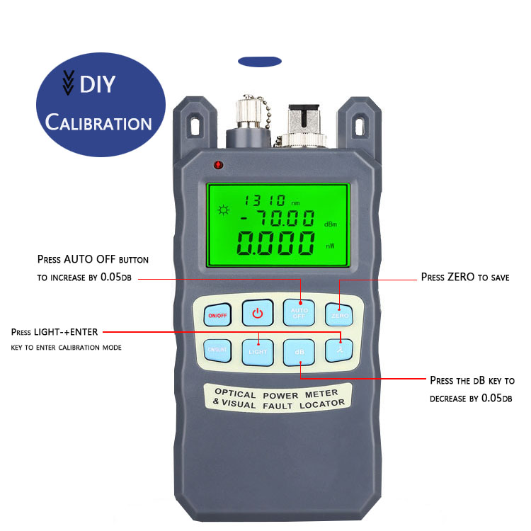 All-in-One Optical Fiber Cable Tester (OPM + VFL + Basic Test Tool) - Image 4
